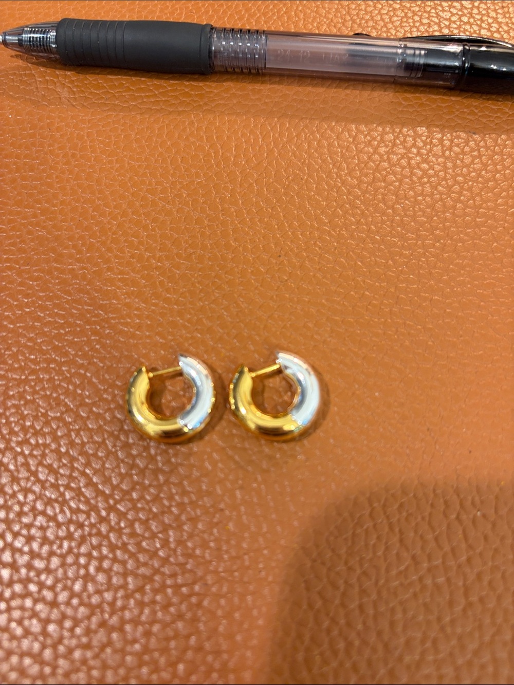 Madewell Two-Tone Gold & Silver Mini Hoops - Women Accessories